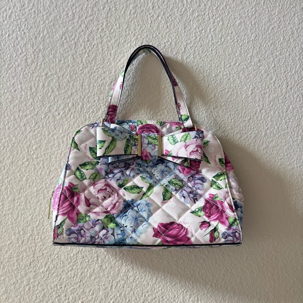 Betsey Johnson Purse Floral Bow
